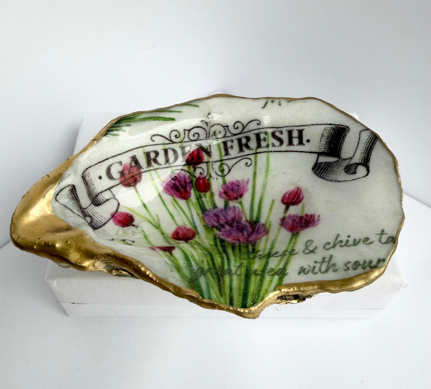 Decoupage Oyster Herbs